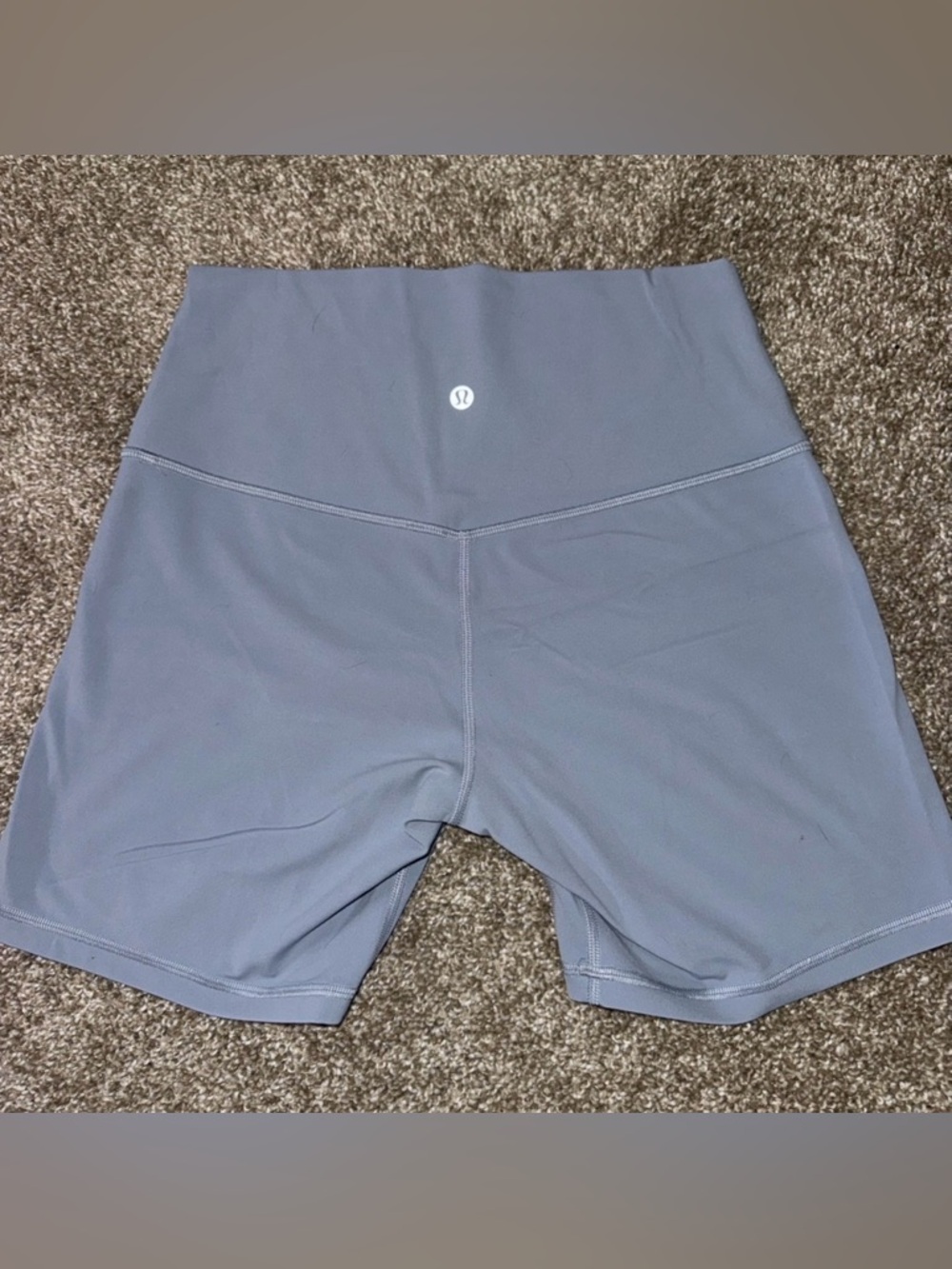 lululemon athletica Light Blue High-Rise Bike Shorts - Picture 2 of 5